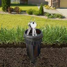 Boîte de rangement dissimulée en forme de tête d'arroseur simulée - Dispositif résistant à l'eau et à la rouille pour salle d'évasion souterraine, convient pour le jardin, la pelouse et la cour. Équipement de sécurité extérieur durable, rangement dissimulé pour clé de rechange - Multicolore - Voir 9