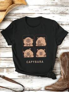 Women T-Shirts - Black - View 2