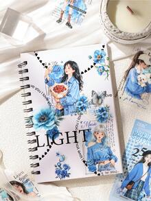 10入時髦女孩貼紙組，美學街頭風自黏女孩貼紙，適用於剪貼簿、雜誌DIY裝飾，不重複 - QCSG - 查看 5