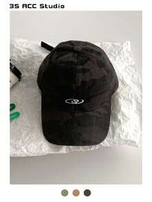 Mũ lưỡi trai dài vành kiểu hiphop rằn ri rách rưới mùa hè, mũ snapback in họa tiết da báo phong cách vintage Mỹ, mũ chống nắng đa năng mát mẻ cho khuôn mặt nhỏ, bảo vệ da khỏi ánh nắng mặt trời. - ngụy trang cũ kỹ - Xem 17