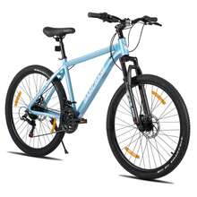 Hiland All-Terrain Mountain Bike (26/27.5 Inch) – Elegant MTB For Women & Men – 18-Speed Gears & V-Brakes – Attractive Colors - 藍色 - 查看 8