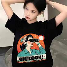 Women T-Shirts - Black - View 11