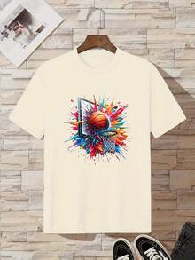 Shooting Cotton T-Shirt For Children - Grey - View 1