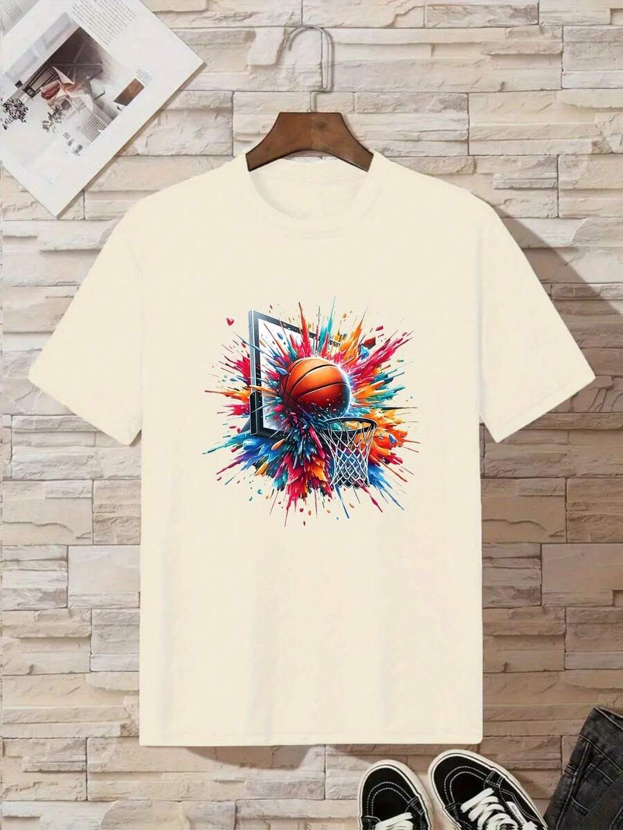 Shooting Cotton T-Shirt For Children - Grey - View 1