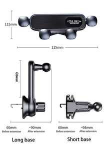 1pc New Car Phone Holder Air Vent Mount Phone Bracket Car Navigation Holder 360 Degree Rotation - Multicolor - View 9