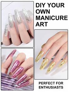 PEACECOLOR Gel Nail Polish Kit With Lamp & Drill - 35 Colors + 5 Base Top Coats, Soak Off Gel Varnish - Essential Starter Kit For Beginners, Manicure Salon, DIY Nail Art - Gift For Women, Ideal For Vacation - Xem 2