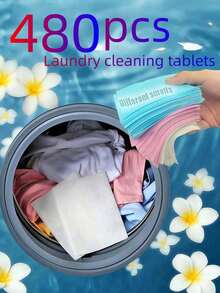 1 Pack 50pcs Color Absorbing Sheets 30/10/240/480pcs, Anti-Color Bleeding Anti-Dyeing Clothing Color Absorbing Sheets New And Old Packaging Randomly Shipped - White - View 12