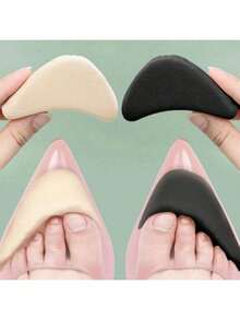 2pcs/Set Women's Sponge Forefoot Pads, Relieve Pain, Reduce Shoe Size, Enhance Fit, Provide Comfort And Protection For High Heels - A - View 2