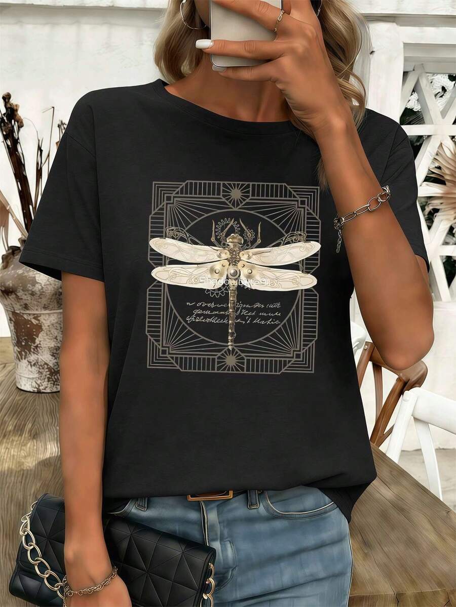 Women T-Shirts - Black - View 1