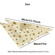 3/4/5pcs/Set Random Pattern Baby Bibs, Soft Cotton Triangle Drool Bibs, Skin-Friendly Breathable, Ideal Halloween Gift For Babies - 白色 - 查看 8