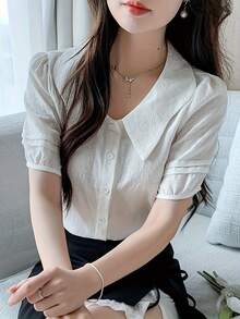 Women Blouses & Shirts - White - View 1