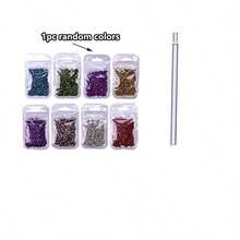 DIY Colorful Sequin Bracelet Making Kit, Tube Sequins DIY Craft, Suitable For Birthday Party, Holiday Gathering, Gift Exchange - Multicolor - View 8