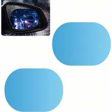 Funda impermeable para espejo retrovisor, lámina antirreflejos para espejos laterales de coche, lámina protectora hidrofóbica de 13,5 cm x 9,4 cm, fácil de instalar en condiciones de humedad, que garantiza una visibilidad clara al conducir bajo la lluvia y de noche. - A - Ver 5