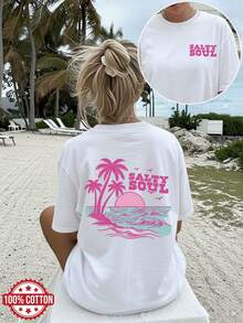 Women T-Shirts - White - View 6