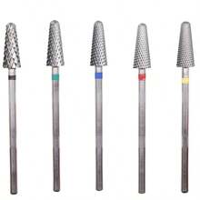 Easy Nail 1 pièce Foret à ongles en carbure de tungstène M0513 - Façonnage naturel des ongles, concentricité supérieure, outil de manucure professionnel - Multicolore - Voir 4