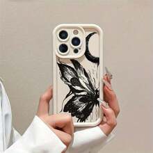 Funda de teléfono Moon Butterfly compatible con 15/16 PRO MAX, funda anti-caída para 15/16plus 13/14pro max 13/14plus, funda protectora anti-caída para 13/12mini 13/12/11pro max xsmax/xr/7/8/se2/se3/6splus, cubierta compatible con funda 17 pro max, funda 17 pro, funda 17, funda 16 pro max - Color mixto 1 - Ver 5