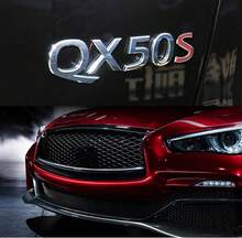 KEEGTBOX Universal 3D Metal Red S Badge Rear Fender Trunk Emblem Sticker Accessories Compatible With Infiniti Model Sedan SUV Q50 Q60 Qx50 Qx70 Qx80 - 白色的 - 查看 5
