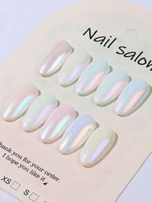 10 Color Aurora Nail Powder White Pigment Moonlight Holographic Rubbing Dust With Chameleon Effect,High Saturation Nail Art Gel Polish Fairy Powder Iridescent Nail Glitter Manicure Decoration Nail Supplies - Multicolor - View 7