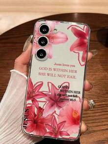 11-Piece Soft Watercolor Bindweed Flower Phone Case, Compatible With Huawei Honor, Compatible With Redmi, Compatible With Galaxy A04e/12/A13/A14/A34/A50/A52/A53/A54/S21/S22/S23/S24/S25/S25Ultra, 6A/7A/8A, 12T/13T, International Version, Not The Domestic Version - 款式 6(1 件) - 查看 6