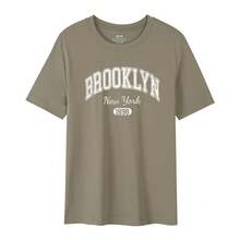 Imported Direct Printing Machine, Men's Short Sleeve T-Shirt Made Of Pure Long Fiber Pima Cotton, 50 Thread Count, With A Lightweight Luxury Finish. - 粉色 - 查看 1