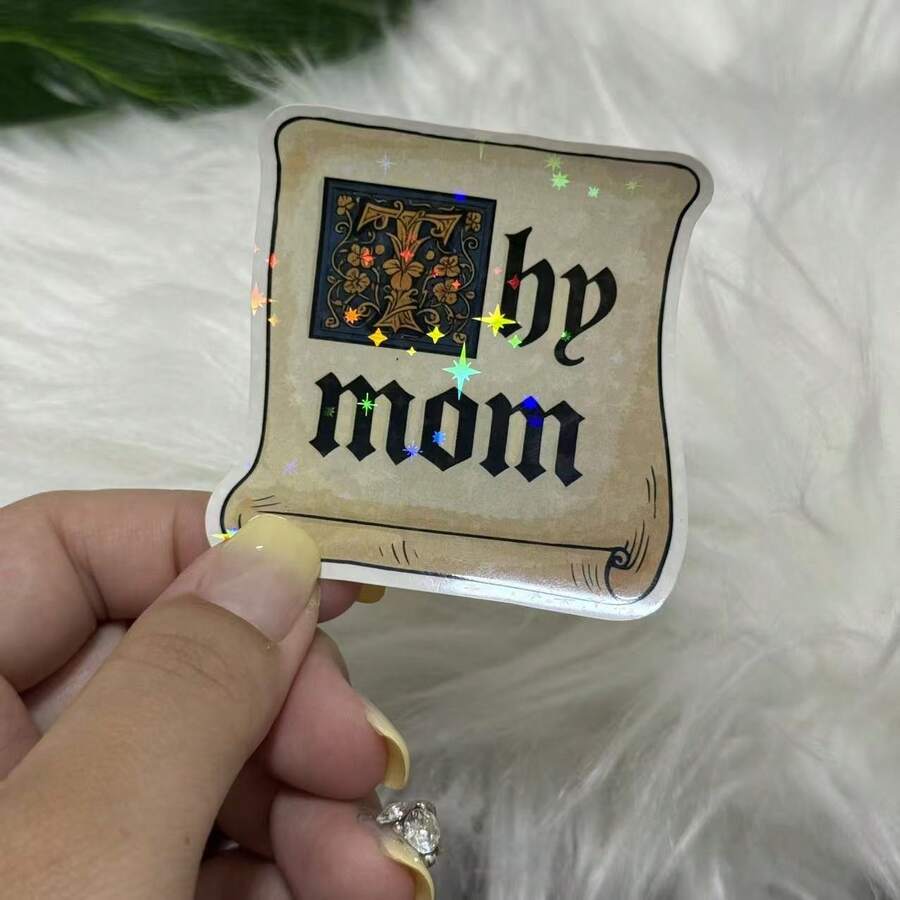 Thy Mom Mittelalter Meme Aufkleber | Einzigartiges Geschenk, Mittelalter Kunst Aufkleber, Sarkastischer Mittelalter Aufkleber, Deine Mutter Aufkleber, Lustiger Aufkleber, Hergestellt aus hochwertigem Outdoor-Vinyl, langanhaltend, exzellente Outdoor-Lebensdauer, Schulbedarf - Star Film - Übersicht 1