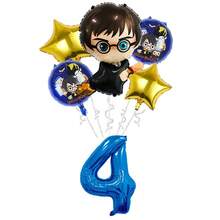 Warner Bros Harry Potter Themed Wizard Birthday Balloon Set, 1-9 Number Balloons Suitable For Magic Party Supplies - Cartoon Balloons - View 5