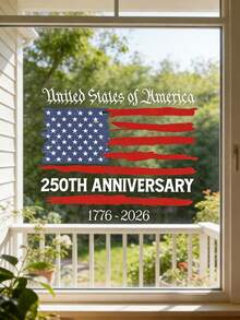 250 Anniversary USA Stickers, 250th Anniversary Independence Of USA Sticker 1776-2026 American Decal USA Patriotic Vinyl Decal Bumper Sticker Tumbler Helmet Car(20x20cm) - 1 Pcs - View 6