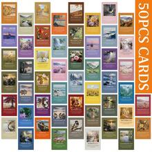 50pcs Christian Bible Verse Cards - Inspiring Scripture Cards With Natural Landscape Art Design, Daily Prayer & Meditation Cards, Encouragement Cards, Religious Gift For Friends And Family - A - View 6