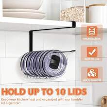 Soporte para papel de cocina sin taladro, gancho para puerta de gabinete, ahorro de espacio, fácil instalación, colgante sin perforaciones, para cocina/baño - BLANCO - Ver 3
