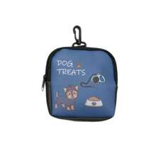 VINCAN Bolsa para golosinas de perro con patrón lindo, con gancho y cremallera, bolsa de entrenamiento para mascotas de poliéster duradero, bolsa portátil para almacenar comida de perro para entrenamiento de cachorros y paseos al aire libre, accesorio esencial para dueños de perros - Multicolor - Ver 15