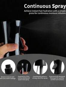 1pc High Pressure Spray Bottle, Simple Wash Liquid Dispenser For Bathroom, Cleaning Spray Bottle, Fine Mist Facial Mister, Mini Alcohol Disinfection Spray Bottle, Toner Container, Bathroom Spray Bottle - Solid Color - View 10
