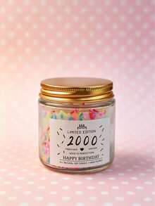 Candy Jar Candle, Personalized Birth Year Candy Scented Candle, 1985-2005 All Years Covered Vintage Jar Candle, Sweet Fragrant Decor, Retro Nostalgic Home Decor, Soothing Aroma, Atmosphere-Enhancing Item, Suitable For Men, Women, Couples Birthday, Holiday Gifts And Commemorative Occasion Decor, Also Suitable For Car, Home, Office, Travel, Gym And Event Occasions. Perfect Gift For Friends And Family - Multiple Styles - View 20
