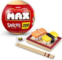 ZURU MAX Premium Snacks Building Bricks Collection (Hamburger) By Building Bricks For Teens, Adults And Collectors. Build, Collect And Display Your Collection Of Delicious Snacks! (Random) - Multicolor - View 7