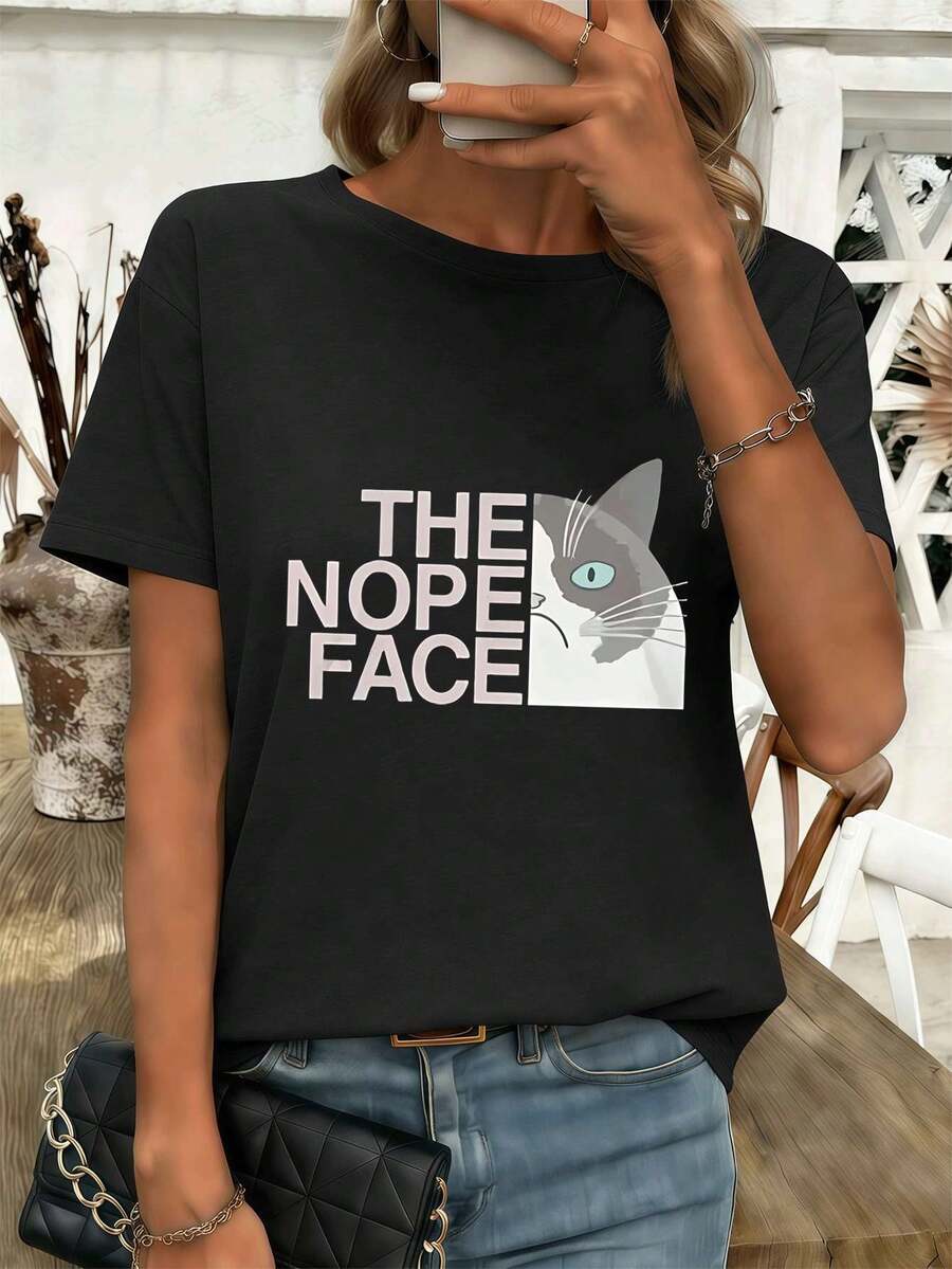 Women T-Shirts - Black - View 1