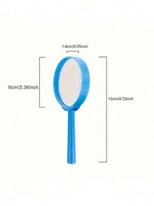 1pc Handheld Magnifying Glass (Color Random), Portable Lens, Suitable For Scientific Exploration, Outdoor Observation, Party Entertainment, And Detail Checking - No Need To Charge, The Best Gift - Multicolor - View 8