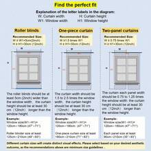 2片装米色遮光小窗帘，杆袋式顶部，轻薄，黑色衬里，涤纶材质，四季皆宜，可水洗，适用于厨房、卧室、咖啡厅、办公室，遮光，夏季遮阳。 - 米色 - 查看 5