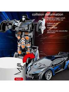 2件裝/精美盒裝2026新款4合1變形機器人汽車玩具 - 創意趣味汽車變機器人模式 - 競技對戰 - 娛樂互動 - 生日禮物 - 復活節禮物 - 節日禮物 - 完美禮物 - 禮物 - 彩色 - 查看 5