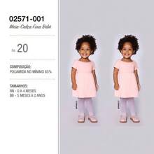 Kit 2 Meia Calça Fina Bebê Lobinha Fio 20 02571-001-2 - Branco Antártida - Visão 3