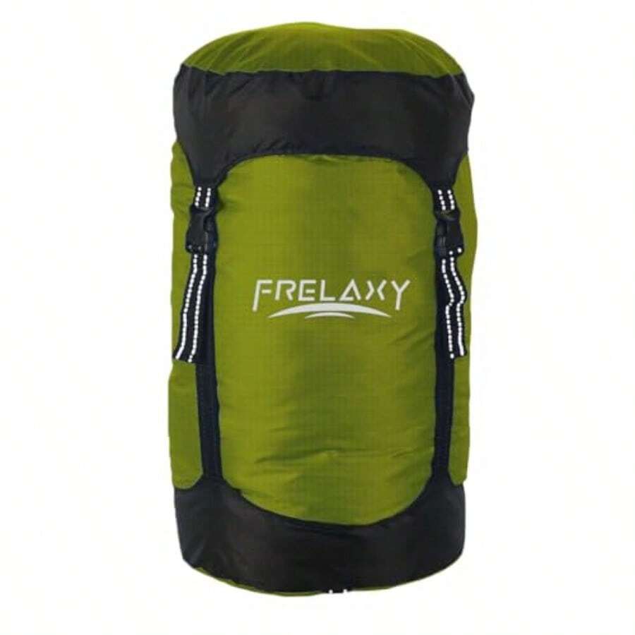 Frelaxy Copression Sack, 40% ore Storae! 11L/18L/30L/45L/52L Copression Stuff Sack, Water-Resistant and Ultraliht Sleepin Ba Stuff Sack - Space Savin ear for Capin, Hikin, Backpackin - Verde ejrcito - Ver 1