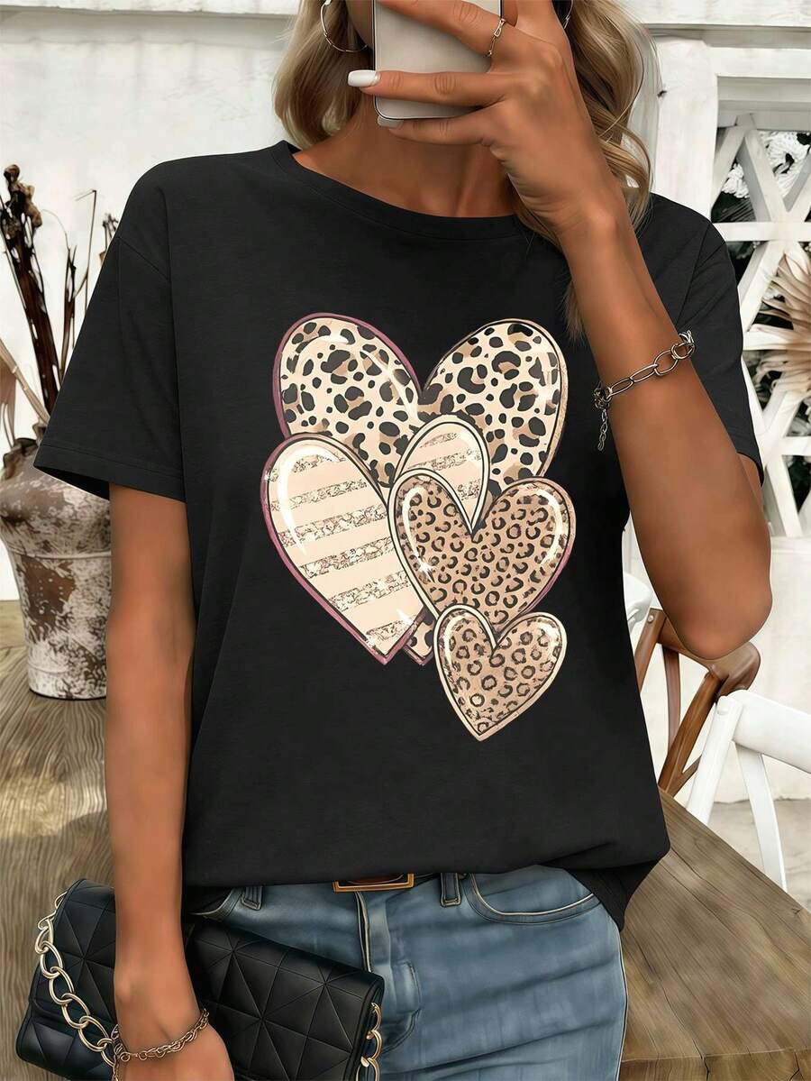 Women T-Shirts - Black - View 1