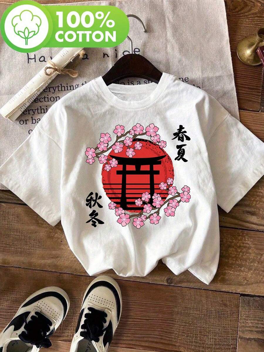 Camiseta de mujer para primavera y verano - Blanco - Ver 1