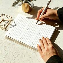 DANPERJI 1本A5螺旋笔记本，适合教师使用，大学标准行距，英文版，“学生趣事”日记本，办公学习用品佳品，教师节礼物，返校礼物 - A5-Has content - 查看 2