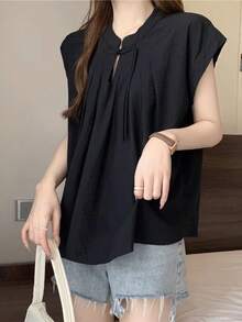 Women Blouses & Shirts - Black - View 5