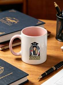 Customized Graduation Mug, Can Customize Photo & Text, 2026 Graduation Commemorative Colored Ceramic Cup, Personalized Graduation Commemorative Mug - Multicolor - View 12