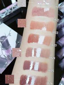GIRLCULT 1pc Unreal Lip Gloss J825 Midnight Story 3.5ml, Jelly Texture Mirror Lip Gloss, High Gloss Glass Lip Effect, 30s Quick Dry Non-Transfer, Long-Lasting Moisturizing Lipstick, Plumping Smoothing Lip Lines, Non-Sticky Lightweight Formula, Cruelty-Free Pure Plant Oil Formula, Suitable For All Skin Tones Daily Use, Fade-Resistant, Non-Stick Cup, Moisturizing, Suitable For Beginners, Gift - J825 Midnight Tale - View 4