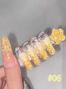 12ml 春夏暢銷款閃亮亮粉色水鑽凝膠 2026 新款高密度派對美甲細緻閃爍水鑽凝膠指甲油 全季節熱門季節性美甲光療凝膠美甲沙龍居家 DIY 凝膠美甲 - 彩色 - 查看 17