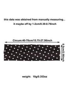 Polka Dot Ins Style Sweet Soft Cute Makeup & Washing Headband - Multicolor - View 8