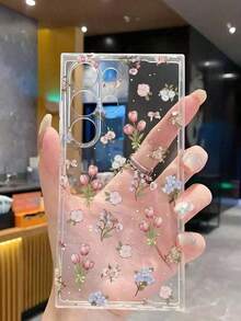 1 pieza Funda de teléfono suave con patrón minimalista de tulipán y estrella, compatible con Huawei Honor, Redmi, Galaxy A04e/12/A13/A14/A34/A50/A52/A53/A54/S21/S22/S23/S24/S25/S25Ultra/S25FE/S26/S26 PLUS/S26 ULTRA/S26 EDGE, 6A/7A/8A, 12T/13T/15T/15T Pro - Estilo 6 (1 pieza) - Ver 5