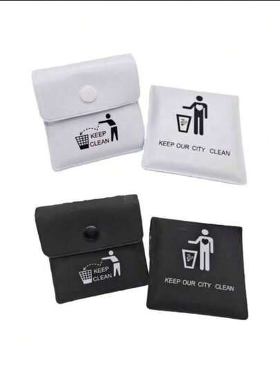 Túi đựng gạt tàn di động chống cháy, chống rò rỉ - Gạt tàn du lịch bỏ túi tái sử dụng được cho hoạt động ngoài trời, gạt tàn mini bằng PVC kèm túi đựng bật lửa, chìa khóa, thích hợp cho cắm trại, leo núi, ô tô và sử dụng hàng ngày.