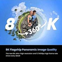 Insta360 X5 8K運動相機｜專業級影像穩定+超廣角鏡頭｜適用於騎乘、滑雪及潛水｜Vlog電影級魔法工具｜全新未激活 - 查看 5